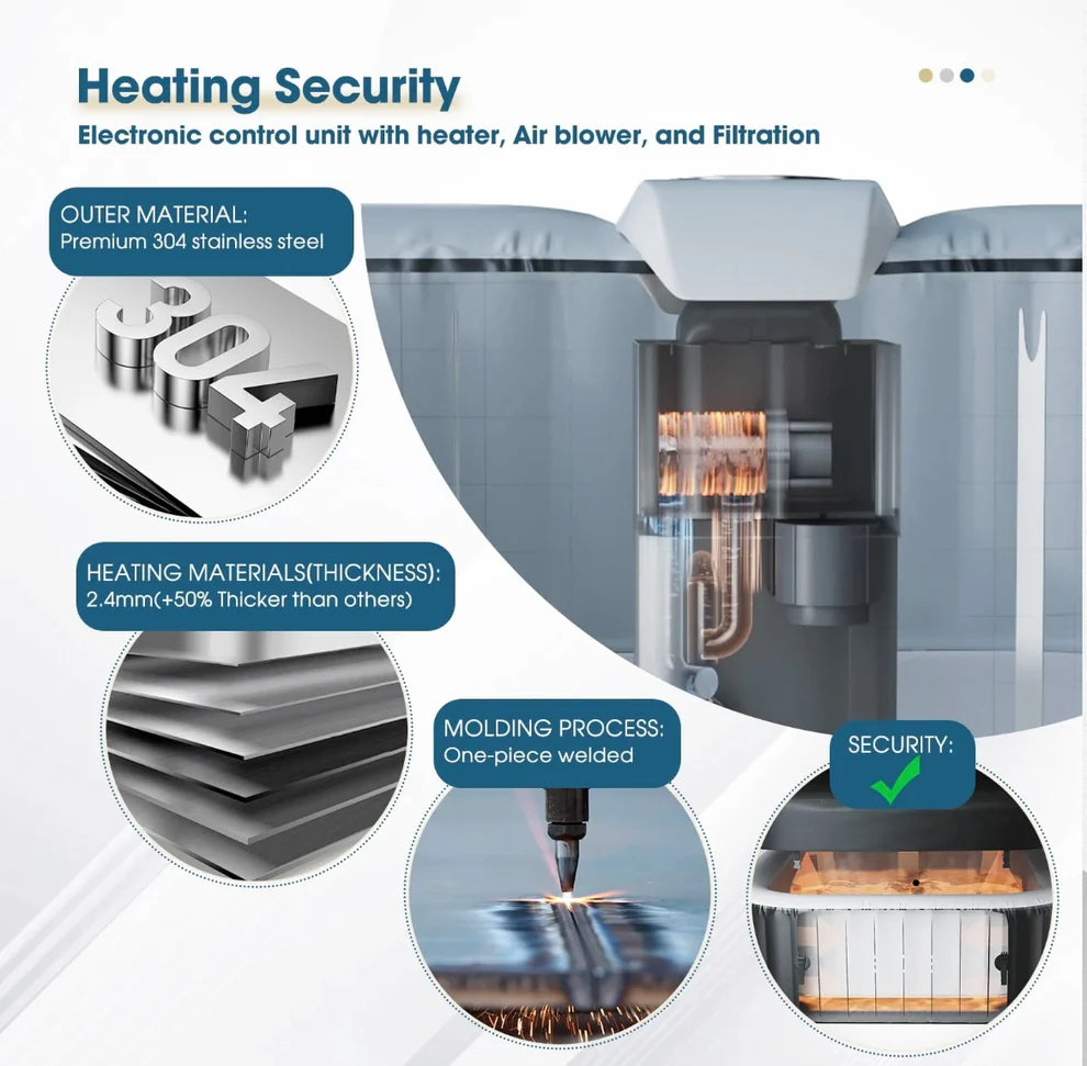 RelaxTime Inflatable Hot Tub